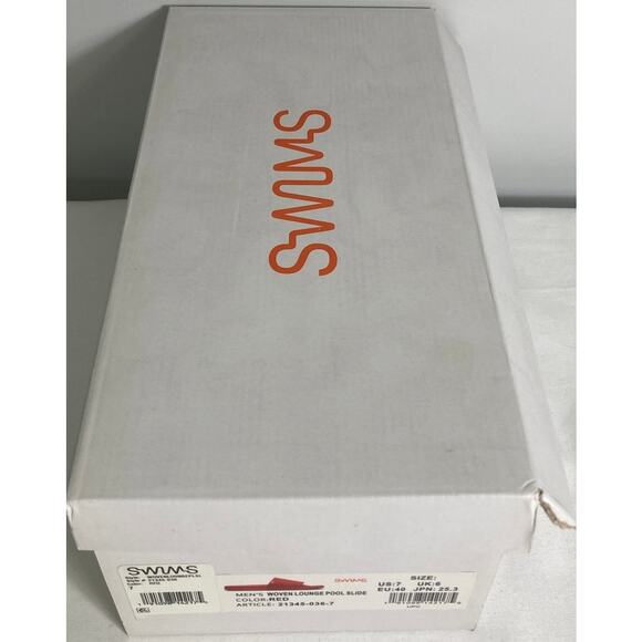 Swims Men's Woven Lounge Pool Slide Size 7 - Picture 7 of 7